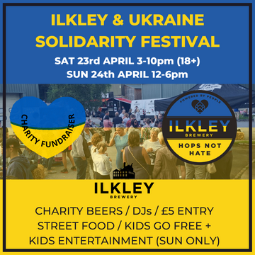 ILKLEY BREWERY UKRAINE SOLIDARITY FUNDRAISER
