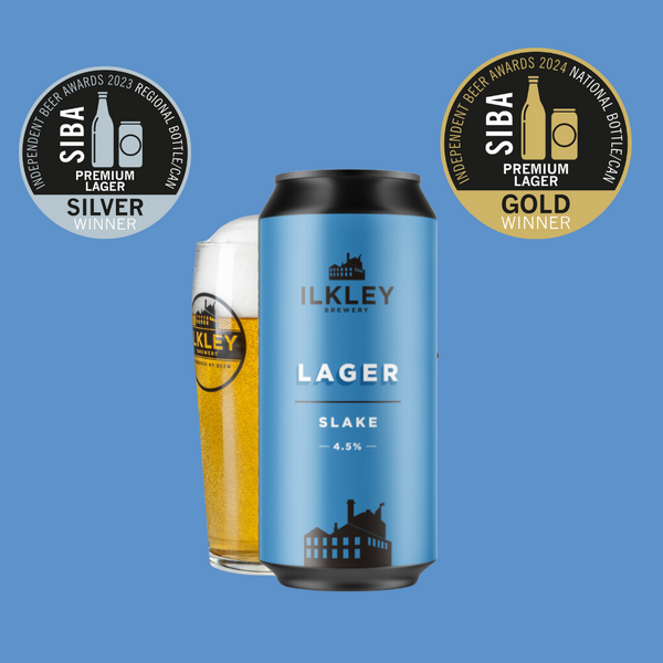SLAKE REFRESHING LAGER - CASE OF 12x440ml CANS
